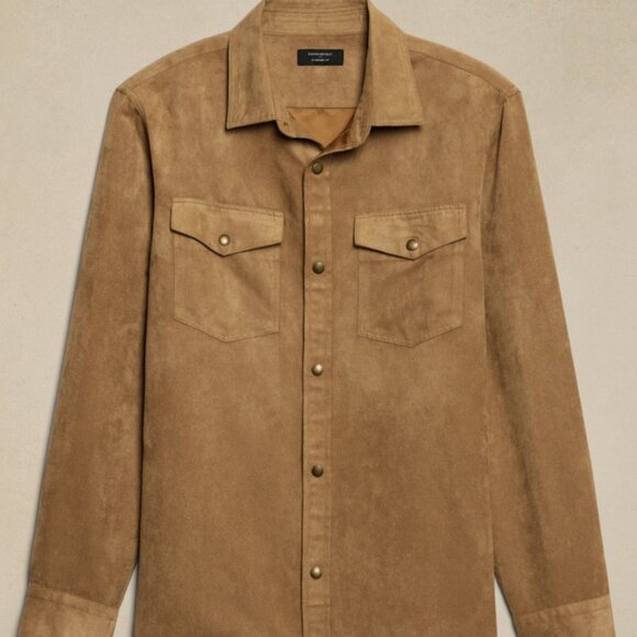 Vegan Suede Shirt - Picture 2 of 3